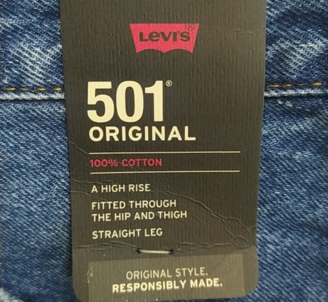 Женские джинсы Levi's 501 Original 1159817975 (Синий W28 L32)