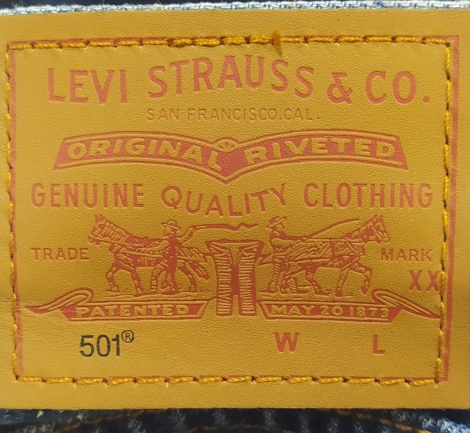 Женские джинсы Levi's 501 Original 1159817975 (Синий W28 L32)