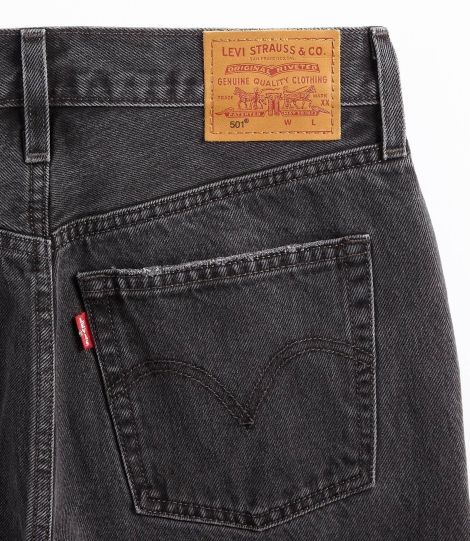 Женские прямые джинсы Levi's 501 Original 1159817779 (Серый W27 L32)