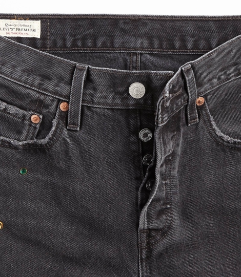 Женские прямые джинсы Levi's 501 Original 1159817779 (Серый W27 L32)