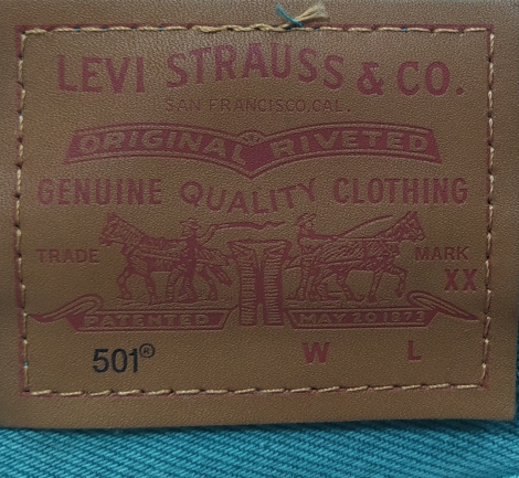 Стильные женские джинсы 501 Original Levi's 1159817831 (Зеленый W26 L26)