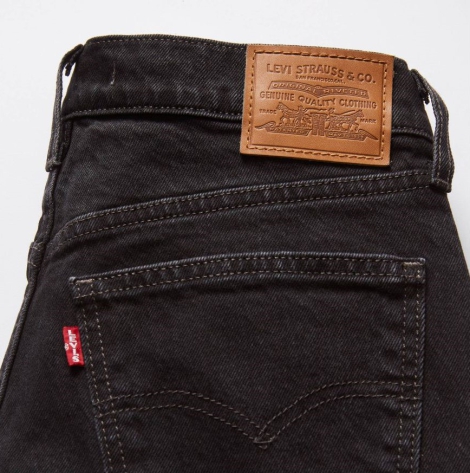 Женские джинсы Levi's Middy Straight 1159818043 (Черный W28 L29)