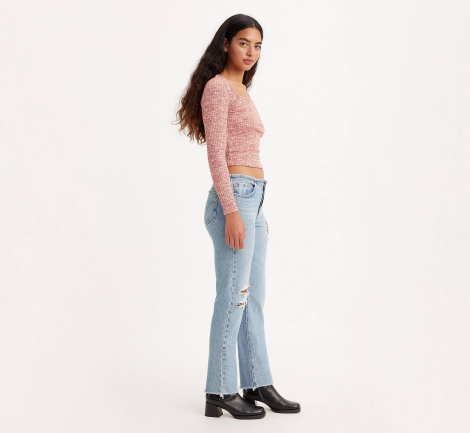 Стильные женские джинсы 501 Original Levi's 1159818097 (Голубой W27 L32)