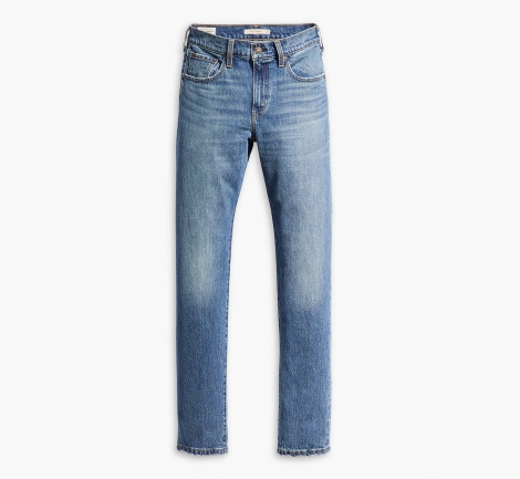 Женские прямые джинсы Levi's Middy Straight 1159818109 (Синий W26 L31)