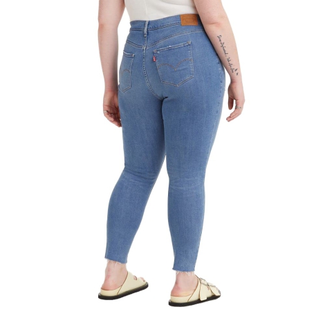 Женские джинсы Plus-Size Premium Levi's 721 High Rise Skinny с высокой посадкой 1159820678 (Синий 24W)