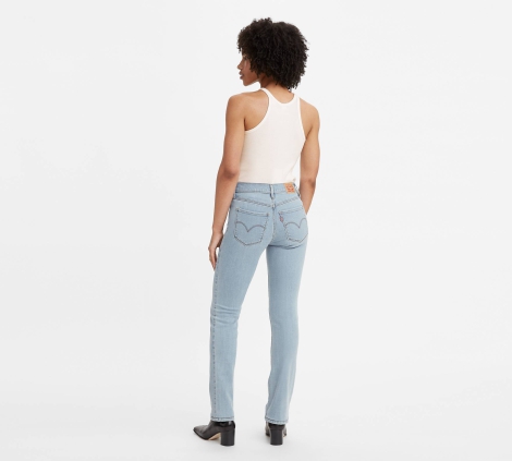 Жіночі прямі джинси Levi's 1159822568 (Блакитний W27 L32)