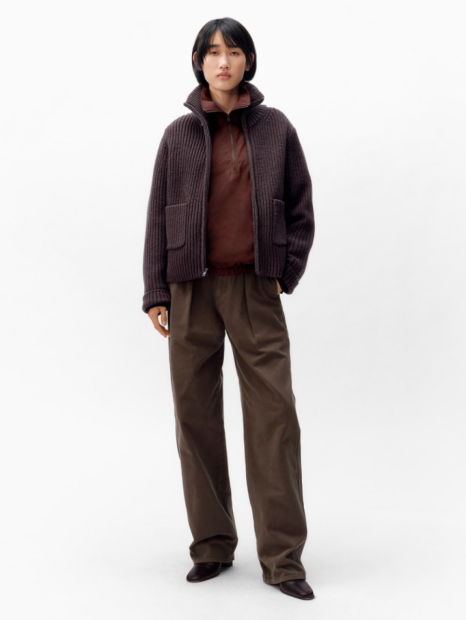 Жіночі джинси Uniqlo 1159830196 (Коричневий 32)