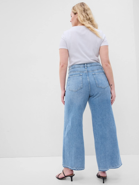 Женские джинсы Wide Leg Gap 1159832380 (Синий 34)