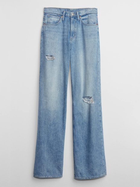 Женские джинсы Wide Leg Gap 1159832380 (Синий 34)