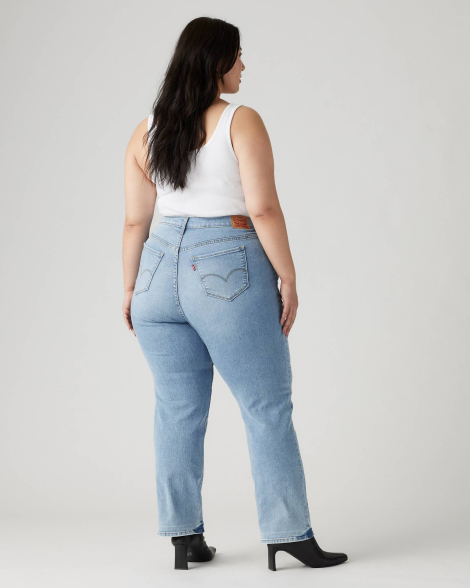 Женские джинсы Levi's Shaping Straight 314 1159835014 (Синий 26W)