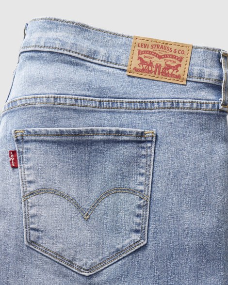Женские джинсы Levi's Shaping Straight 314 1159835014 (Синий 26W)