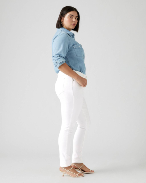 Женские джинсы Levi's 711 skinny 1159835559 (Белый W34 L30)