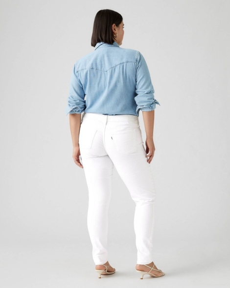 Женские джинсы Levi's 711 skinny 1159835559 (Белый W34 L30)