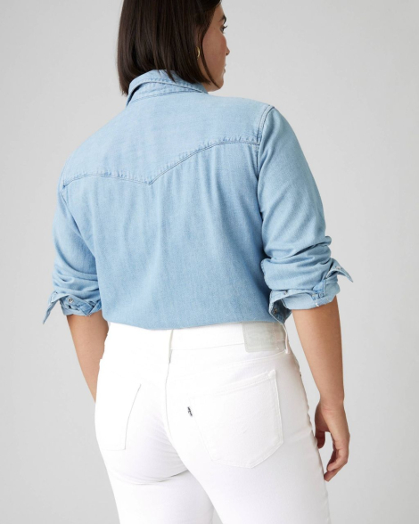 Женские джинсы Levi's 711 skinny 1159835559 (Белый W34 L30)