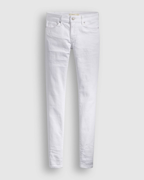 Женские джинсы Levi's 711 skinny 1159835559 (Белый W34 L30)