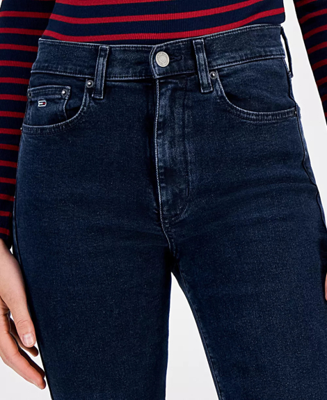 Жіночі джинси Tommy Hilfiger з високою посадкою 1159835994 (Синій W31 L32)