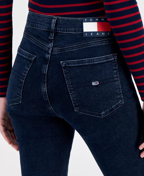 Жіночі джинси Tommy Hilfiger з високою посадкою 1159835994 (Синій W31 L32)