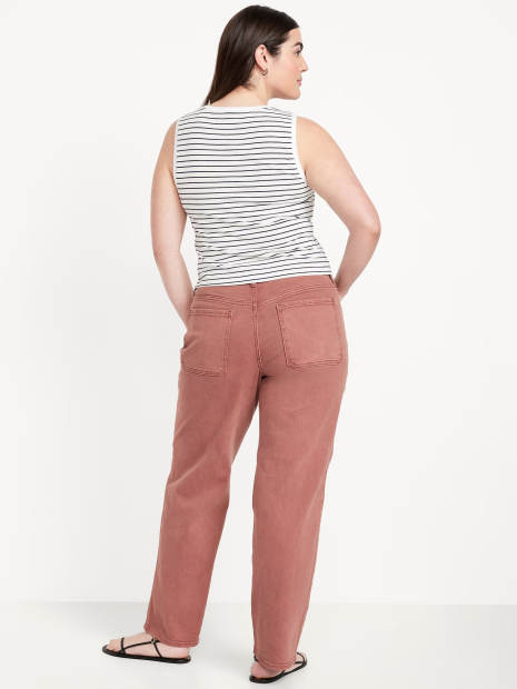 Женские джинсы Old Navy с накладными карманами 1159836146 (Розовый 6)