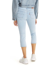 Укороченные женские джинсы скинни Levis 1159782158 (Голубой, 28)