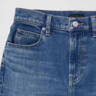 Женские расклешенные джинсы Uniqlo 1159787619 (Синий, 29)