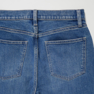 Женские расклешенные джинсы Uniqlo 1159789067 (Синий, 26)