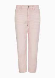 Женские укороченные джинсы-бойфренды Armani Exchange 1159806281 (Розовый, 30)
