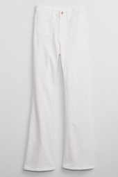 Женские расклешенные джинсы Gap 1159805932 (Белый, 33)