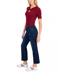 Женские укороченные джинсы Tommy Hilfiger 1159807519 (Синий, 14)