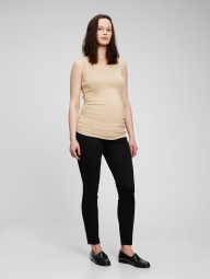 Женские джинсы skinny для беременных со вставками GAP 1159813960 (Черный, 34)