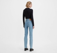 Женские джинсы Levis 724 с высокой посадкой 1159815068 (Голубой W26 L30)