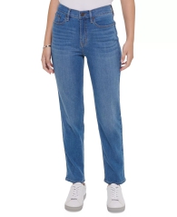 Женские джинсы Calvin Klein High Rise Slim Petite 1159819365 (Синий 28)