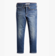 Укороченные женские джинсы скинни 311 Levi's капри 1159818530 (Синий 32)