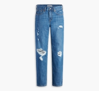 Женские джинсы Low Pro Levi's с рваными деталями 1159818215 (Синий 29)