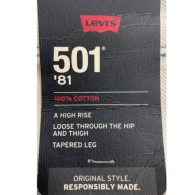 Женские джинсы Levi's 501 '81 1159818971 (Молочный W28 L29)