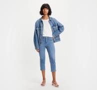 Укороченные женские джинсы скинни 311 Levi's капри 1159817978 (Синий 26)