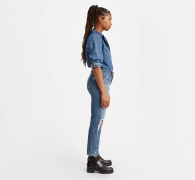 Стильные женские джинсы 501 Original Levi's 1159818106 (Синий W27 L26)