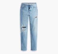 Стильные женские джинсы 501 Original Levi's 1159818097 (Голубой W27 L32)