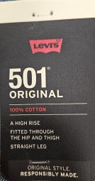 Стильные женские джинсы 501 Original Levi's 1159818097 (Голубой W27 L32)