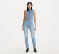 Женские джинсы Levi's  70's с высокой посадкой 1159818390 (Синий W25 L31)