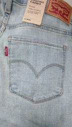 Укорочені жіночі джинси скінни Levi's 1159822270 (Блакитний 26)