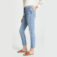 Жіночі джинси Levi's 501 Skinny із рваними деталями 1159822545 (Синій W25 L30)