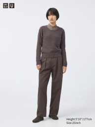 Женские джинсы Uniqlo 1159830196 (Коричневый 32)