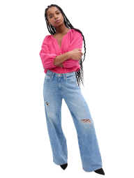 Женские джинсы Wide Leg Gap 1159832380 (Синий 34)
