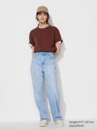Жіночі джинси UNIQLO 1159832471 (Блакитний W28 L33)