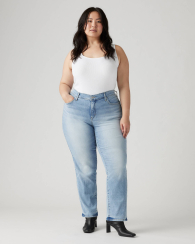 Женские джинсы Levi's Shaping Straight 314 1159835014 (Синий 26W)
