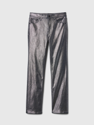 Женские блестящие джинсы Gap 1159835370 (Серебристый 29)