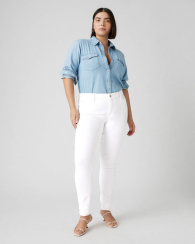 Женские джинсы Levi's 711 skinny 1159835559 (Белый W34 L30)