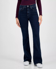 Женские расклешенные джинсы Tommy Hilfiger с высокой посадкой 1159835994 (Синий W31 L32)