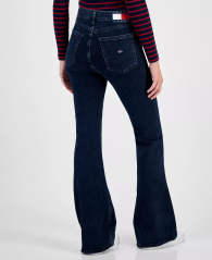Женские расклешенные джинсы Tommy Hilfiger с высокой посадкой 1159835994 (Синий W31 L32)