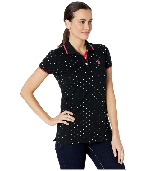 Жіноча футболка-поло US Polo Assn 1159831915 (Чорний S)